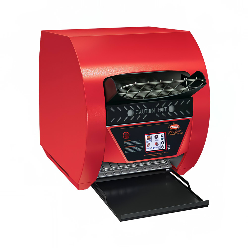 Hatco TQ3-900H Conveyor Toaster - 900 Slices/hr w/ 3" Product Opening, Red, 208v/1ph