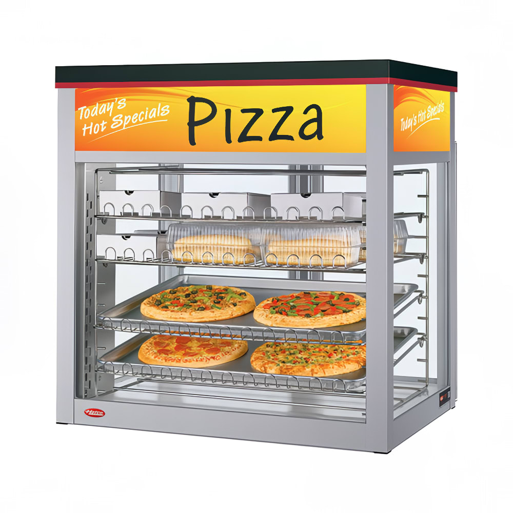 Hatco WFST-1X 32 2/32" Full Service Countertop Heated Display Case - (4) Shelves, 120v