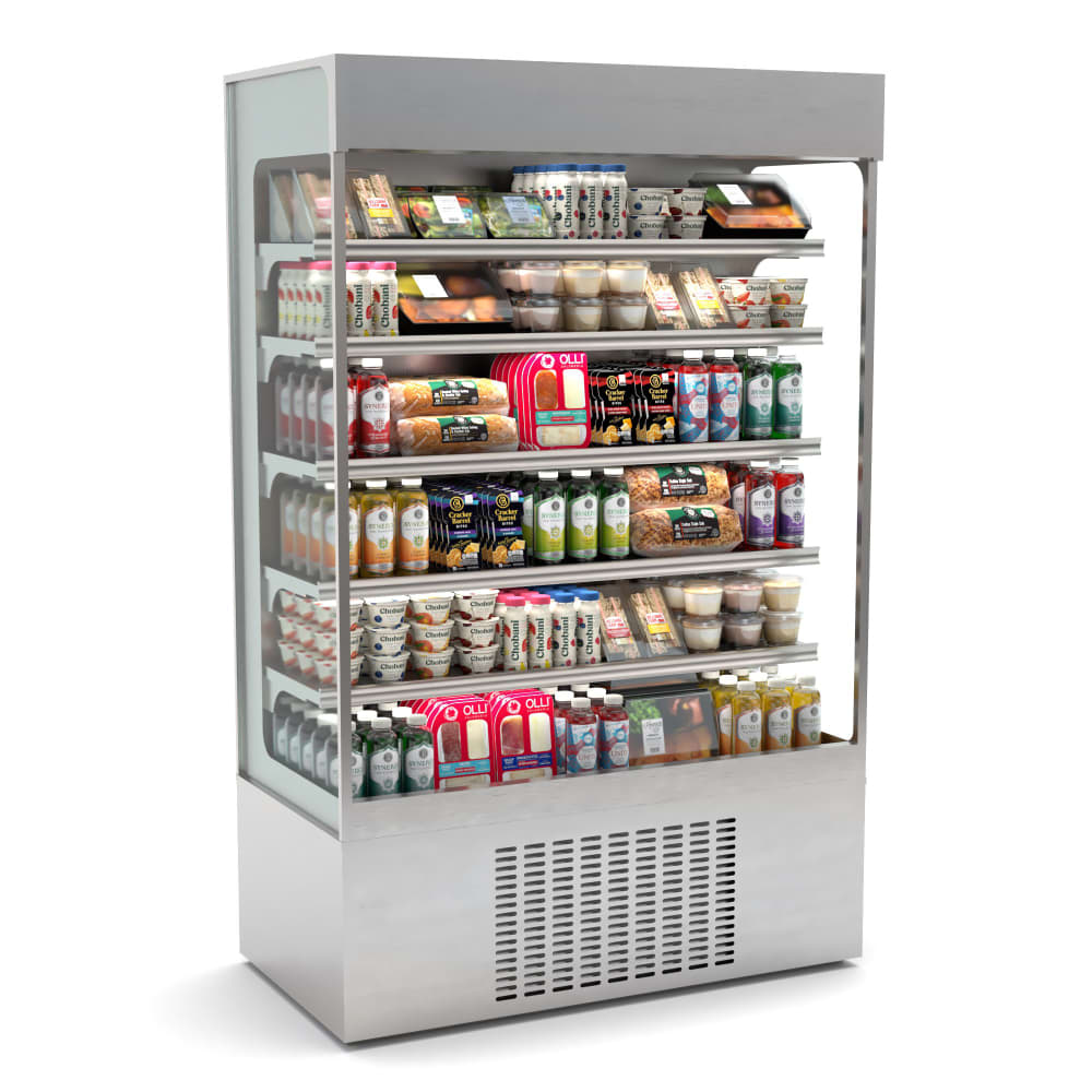 Hussmann MDN-4775S1A 46 7/8" Vertical Open Air Cooler w/ (6) Levels, 120v