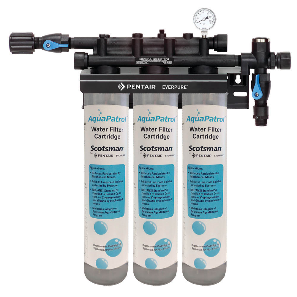 Scotsman AP3-P Triple Water Filtration System for Ice Machines & Beverage Equipment