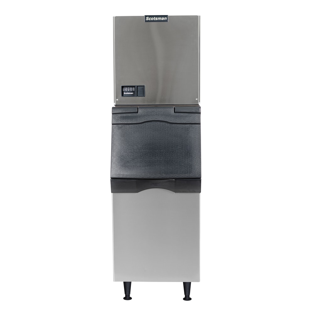 Scotsman MC0322SW-1/B322S 366 lb Prodigy ELITE® Half Cube Ice Machine w/ Bin - 370 lb Storage, Water Cooled, 115v