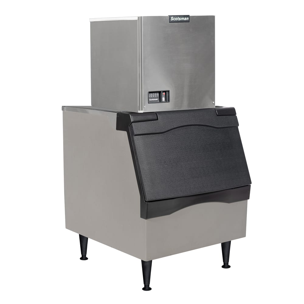 Scotsman MC0322SW-1/B330P/KBT27 366 lb Prodigy ELITE® Half Cube Ice Machine w/ Bin - 344 lb Storage, Water Cooled, 115v