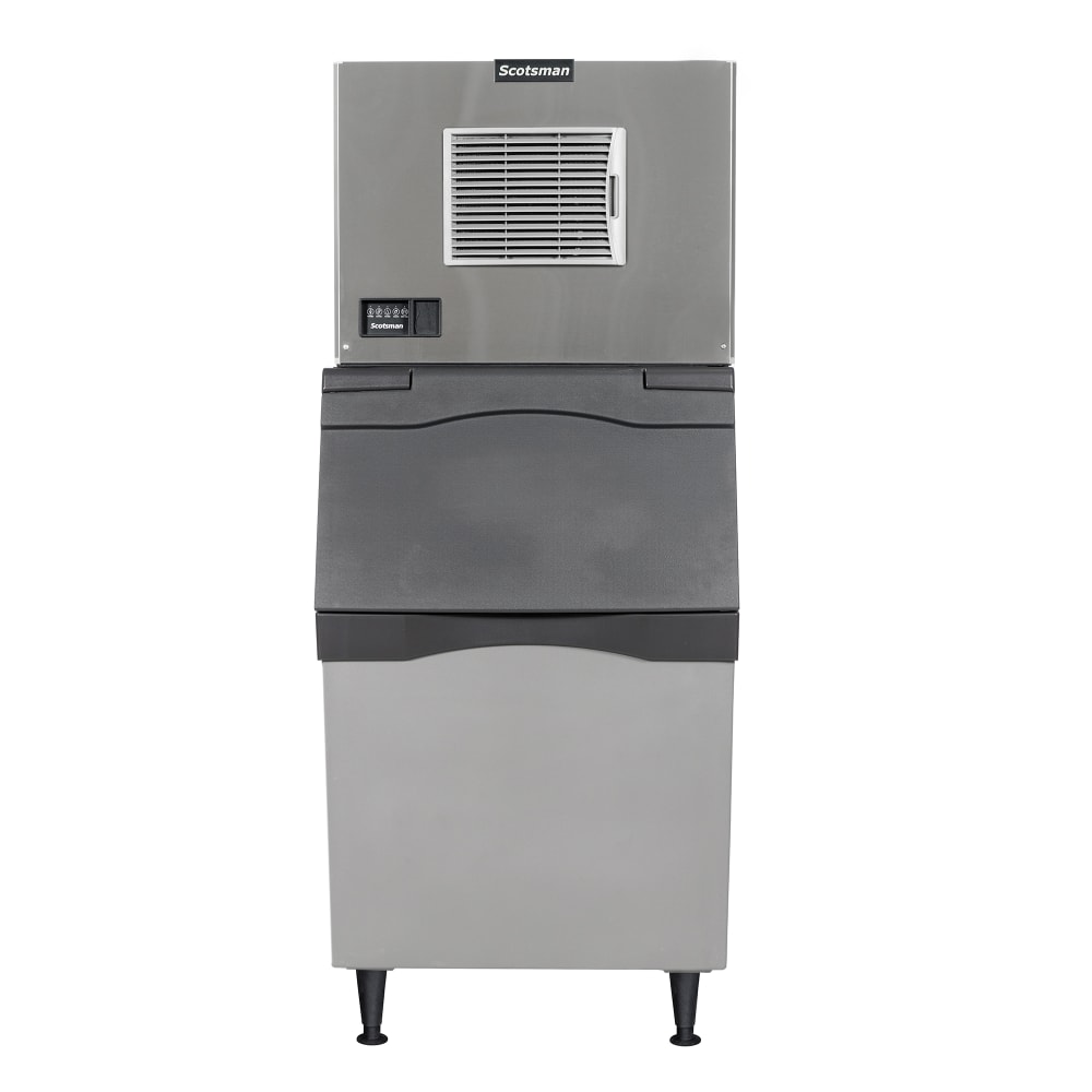 Scotsman MC0330MA-1/B530P 400 lb Prodigy ELITE® Full Cube Ice Machine w/ Bin - 536 lb Storage, Air Cooled, 115v