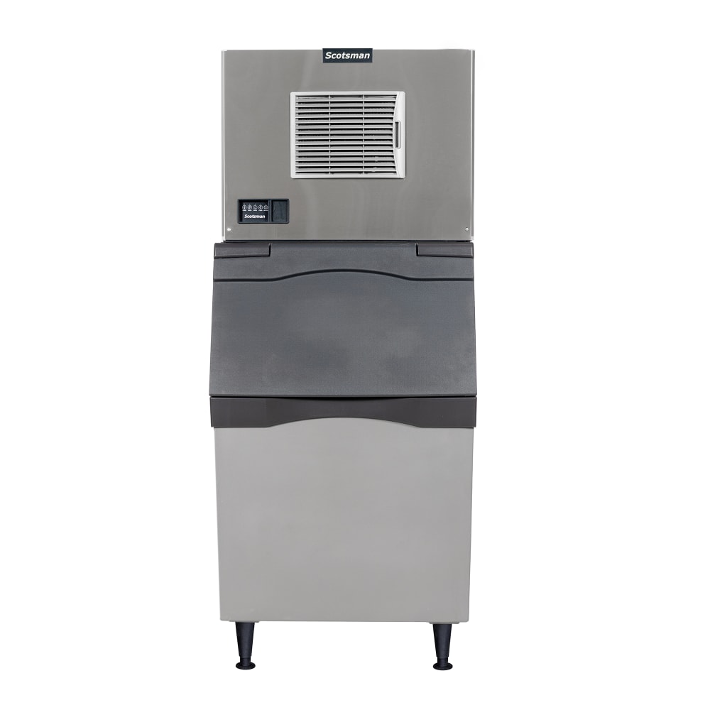 Scotsman MC0330SA-1/B530P 400 lb Prodigy ELITE® Half Cube Ice Machine w/ Bin - 536 lb Storage, Air Cooled, 115v