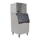 Scotsman MC0330SW-1/B530P 420 lb Prodigy ELITE® Half Cube Ice Machine w/ Bin - 536 lb Storage, Water Cooled, 115v thumbnail 3