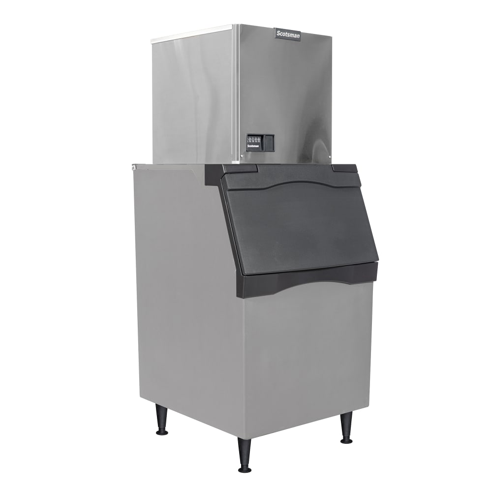 Scotsman MC0522MW-1/B530P/KBT27 480 lb Prodigy ELITE® Full Cube Ice Machine w/ Bin - 536 lb Storage, Water Cooled, 115v