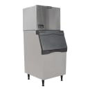 Scotsman MC0530SW-1/B530P 500 lb Prodigy ELITE® Half Cube Ice Machine w/ Bin - 536 lb Storage, Water Cooled, 115v thumbnail 3