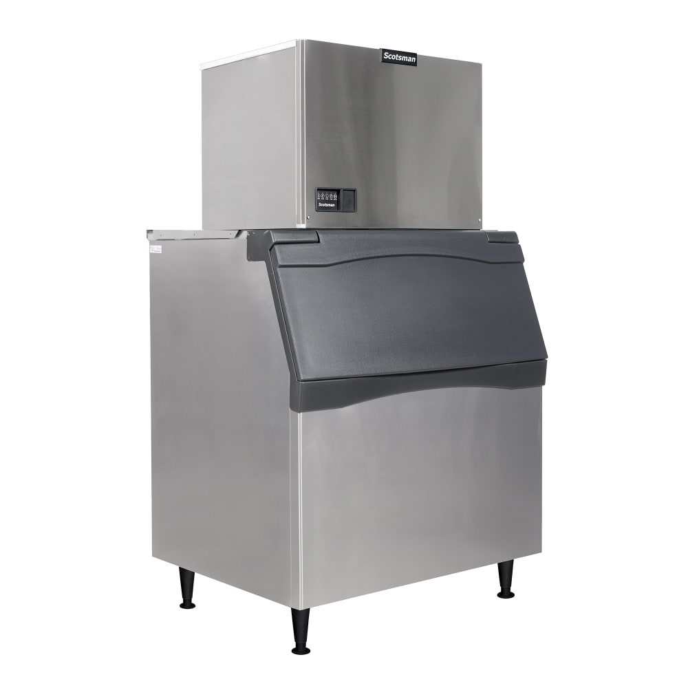 Scotsman MC0530SW-1/B842S/KBT29 500 lb Prodigy ELITE® Half Cube Ice Machine w/ Bin - 778 lb Storage, Water Cooled, 115v