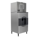 Scotsman MC0630MA-32/HD30B-1 640 lb Prodigy ELITE® Full Cube Ice Machine w/ Ice Dispenser - 180 lb Storage, Bucket Fill, 208-230v thumbnail 3