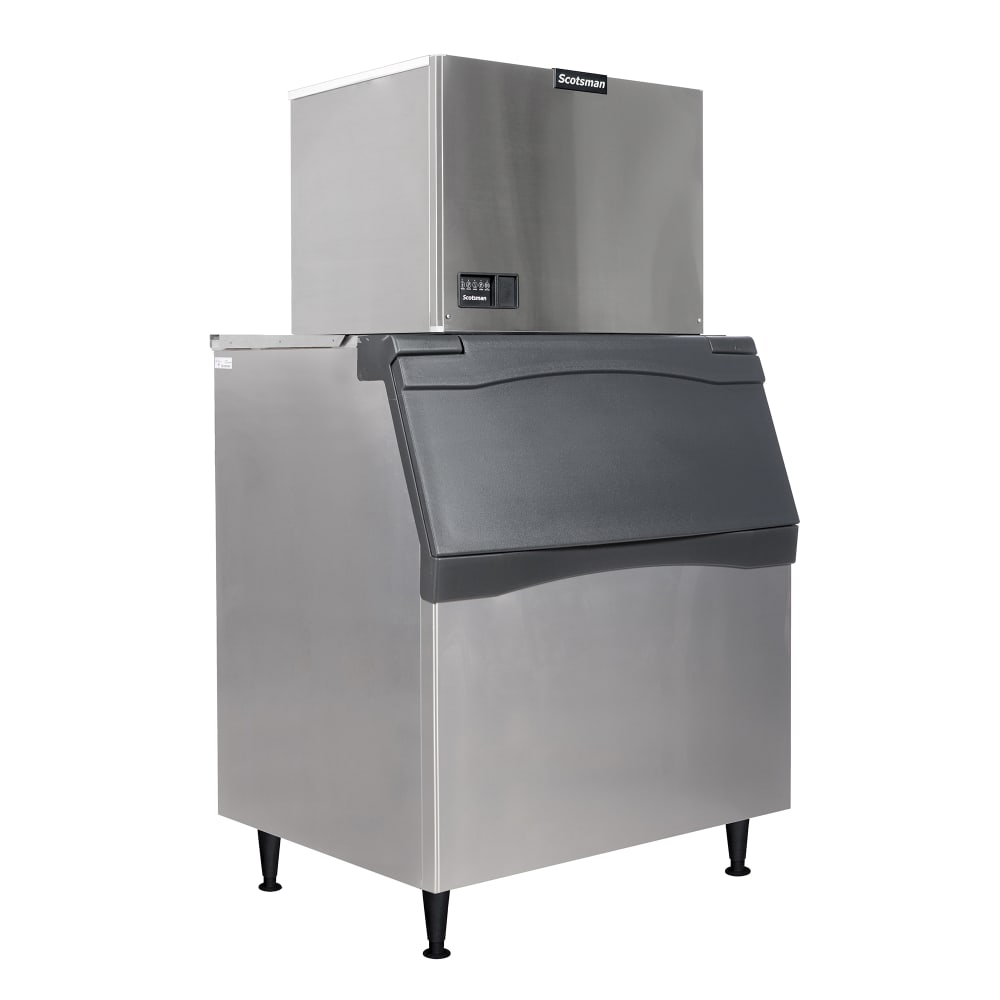 Scotsman MC0630MW-32/B842S/KBT29 633 lb Prodigy ELITE® Full Cube Ice Machine w/ Bin - 778 lb Storage, Water Cooled, 208-230v