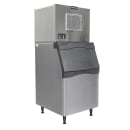Scotsman MC0630SA-32/B530S 640 lb Prodigy ELITE® Half Cube Ice Machine w/ Bin - 536 lb Storage, Air Cooled, 208-230v thumbnail 3
