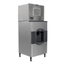 Scotsman MC0630SA-32/HD30B-1 640 lb Prodigy ELITE® Half Cube Ice Machine w/ Ice Dispenser - 180 lb Storage, Bucket Fill, 208-230v thumbnail 3