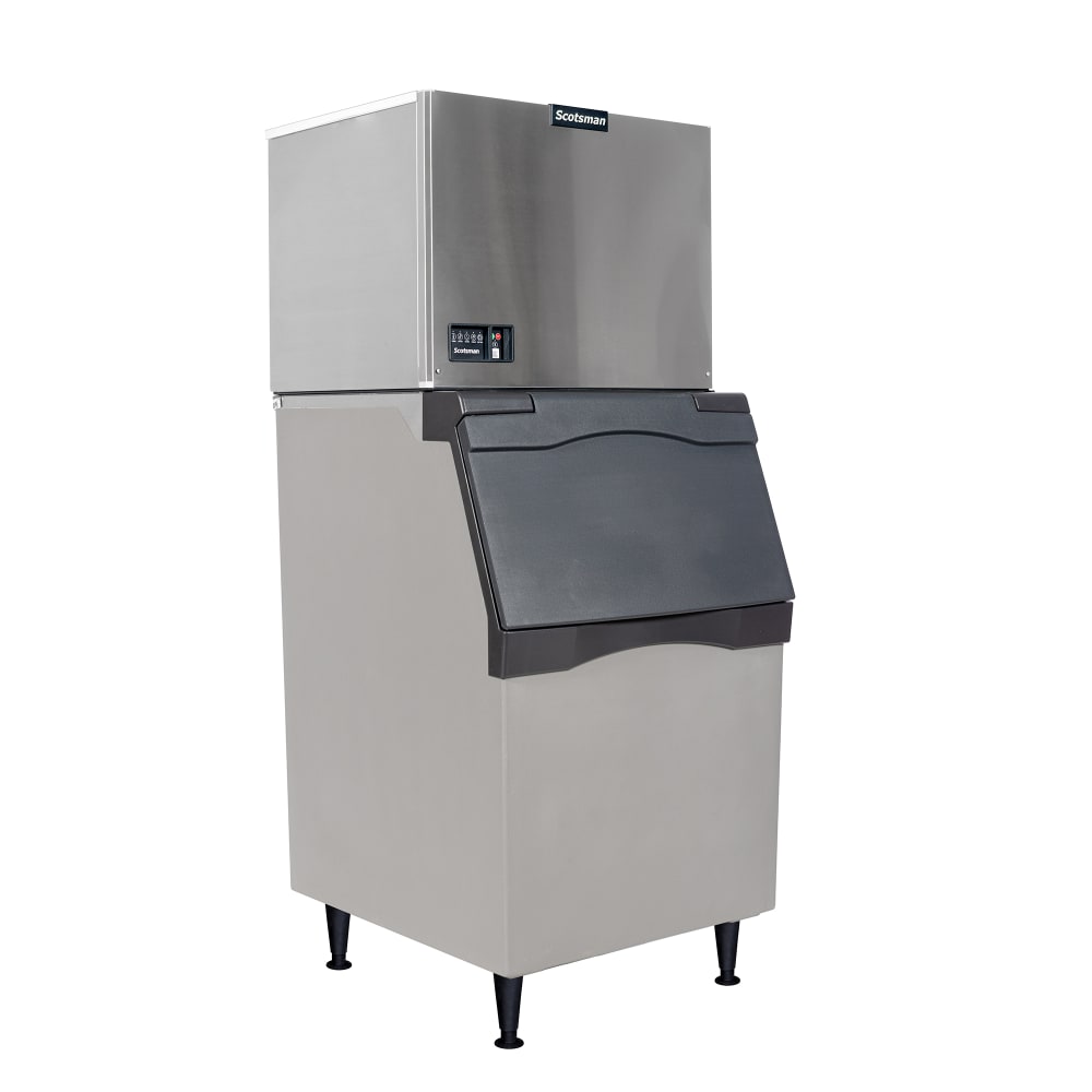 Scotsman MC0630SW-32/B530S 633 lb Prodigy ELITE® Half Cube Ice Machine w/ Bin - 536 lb Storage, Water Cooled, 208-230v