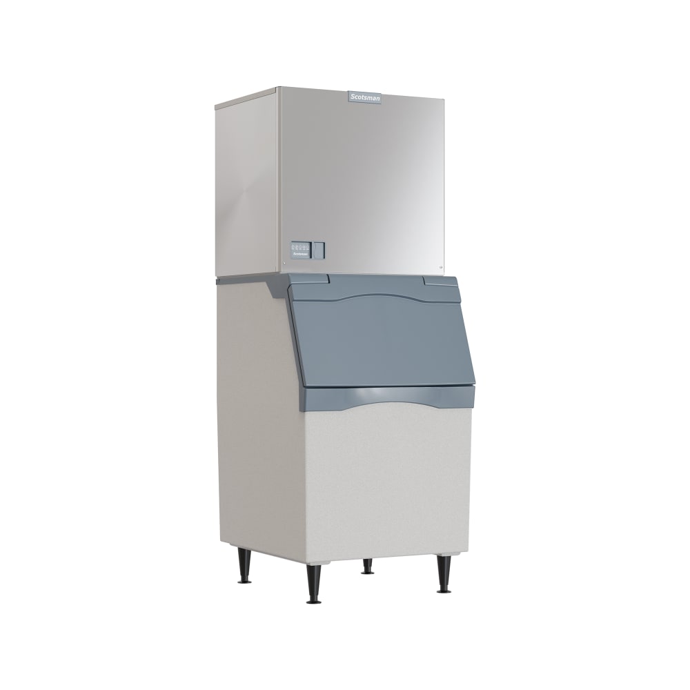 Scotsman MC0830MW-32/B530P 924 lb Prodigy ELITE® Full Cube Ice Machine w/ Bin - 536 lb Storage, Water Cooled, 208-230v