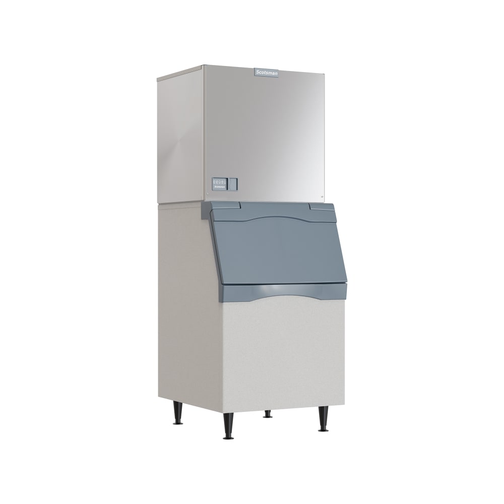 Scotsman MC0830MW-32/B530S 924 lb Prodigy ELITE® Full Cube Ice Machine w/ Bin - 536 lb Storage, Water Cooled, 208-230v