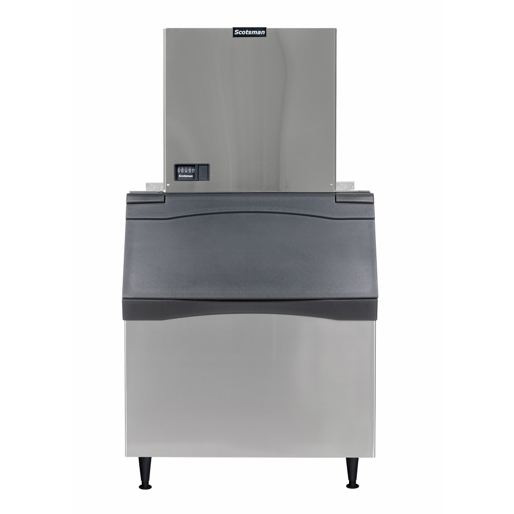 Scotsman MC0830MW-32/B842S/KBT29 924 lb Prodigy ELITE® Full Cube Ice Machine w/ Bin - 778 lb Storage, Water Cooled, 208-230v
