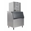 Scotsman MC1030MA-32/B842S/KBT29 1077 lb Prodigy ELITE® Full Cube Ice Machine w/ Bin - 778 lb Storage, Air Cooled, 208-230v thumbnail 3