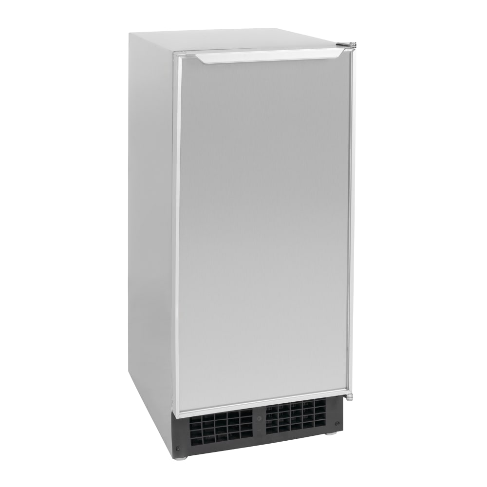 Scotsman DCE33A-1SSD 15"W Top Hat Undercounter Ice Machine - 30 lbs/day, Air Cooled, Gravity Drain, 115v