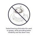 Scotsman FS0522W-1 22" Prodigy Plus® Flake Ice Machine Head - 530 lb/24 hr, Water Cooled, 115v/1ph thumbnail 6