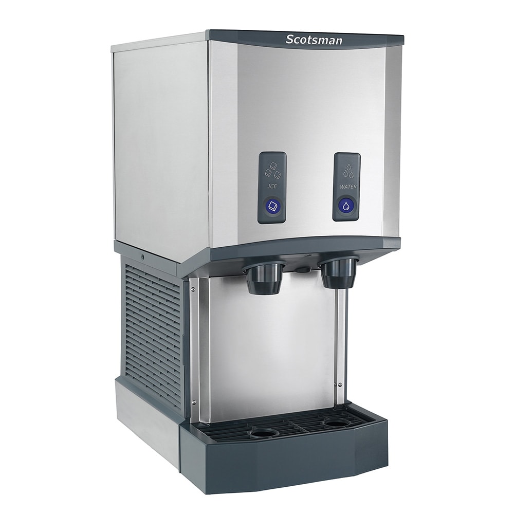 Scotsman HID312ABX-1 260 lb Countertop Water & Nugget Ice Dispenser - 12 lb Storage, Cup Fill, Push-Button Dispense, 115v