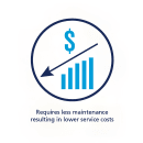 Scotsman HID312ABX-1 260 lb Countertop Water & Nugget Ice Dispenser - 12 lb Storage, Cup Fill, Push-Button Dispense, 115v thumbnail 4