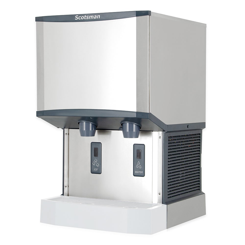 Scotsman HID525AWX-1 500 lb Wall-Mount Water & Nugget Ice Dispenser - 25 lb Storage, Cup Fill, Touch-Free Dispense, 115v