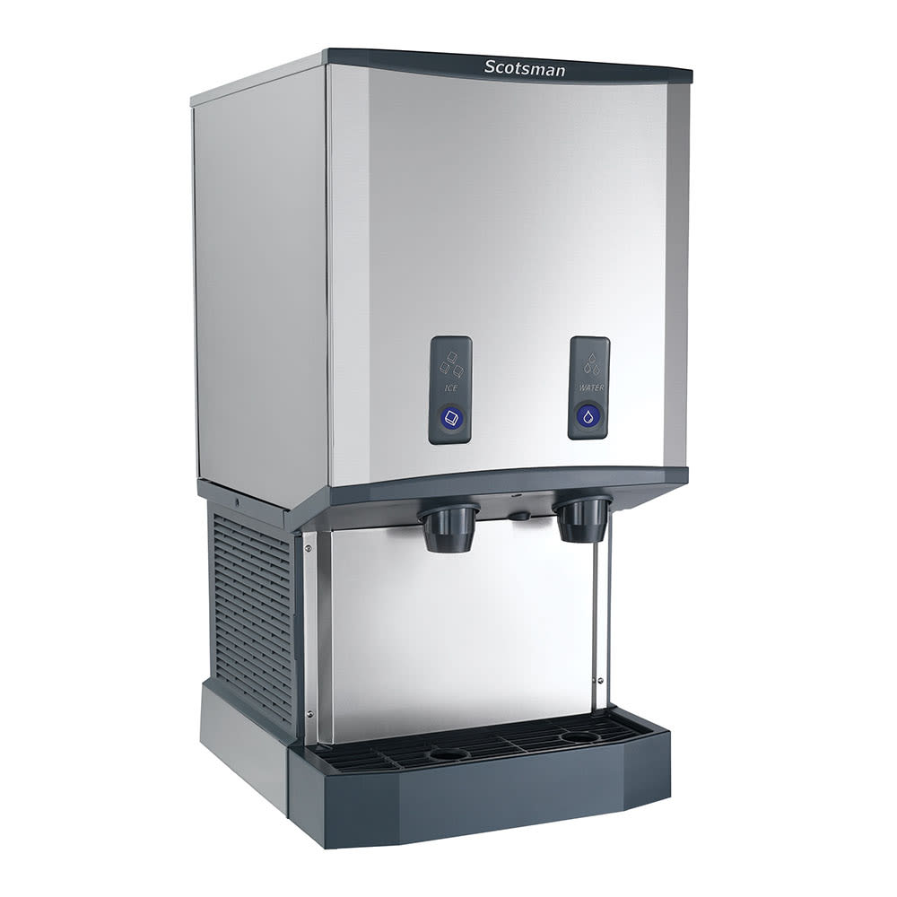 Scotsman HID540ABX-1 500 lb Countertop Water & Nugget Ice Dispenser - 40 lb Storage, Cup Fill, Push-Button Dispense, 115v