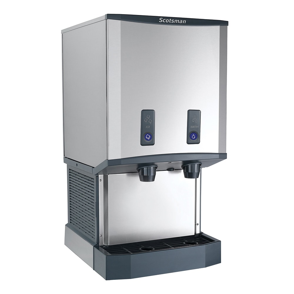 Scotsman HID540WBX-1 500 lb Countertop Water & Nugget Ice Dispenser - 40 lb Storage, Cup Fill, Push-Button Dispense, 115v