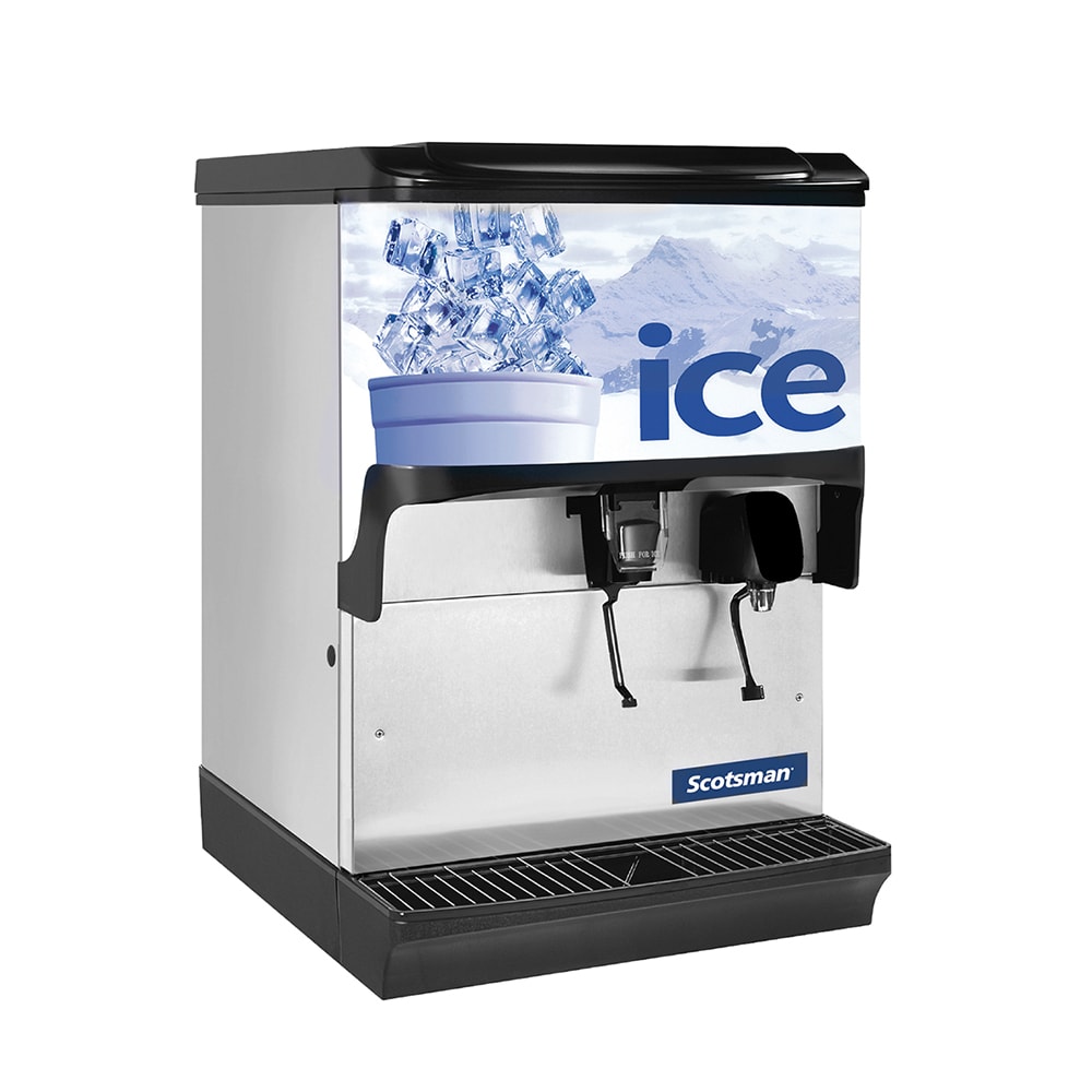 Scotsman IOD150WF-1 Countertop Water & Nugget Ice Dispenser - 150 lb Storage, Cup Fill, 115v