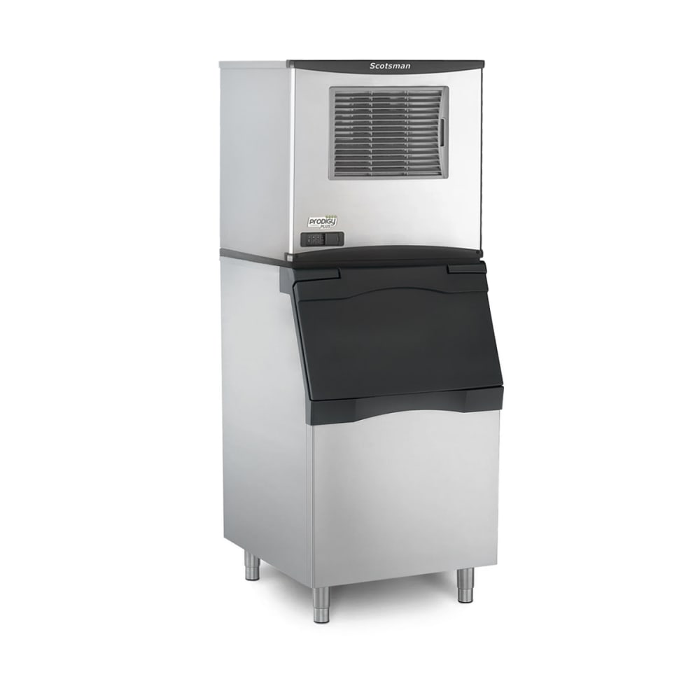 Scotsman NS0422A-1/B530S/KBT27 420 lb Prodigy Plus® Nugget Ice Machine w/ Bin - 536 lb Storage, Air Cooled, Softer Nugget, 115v