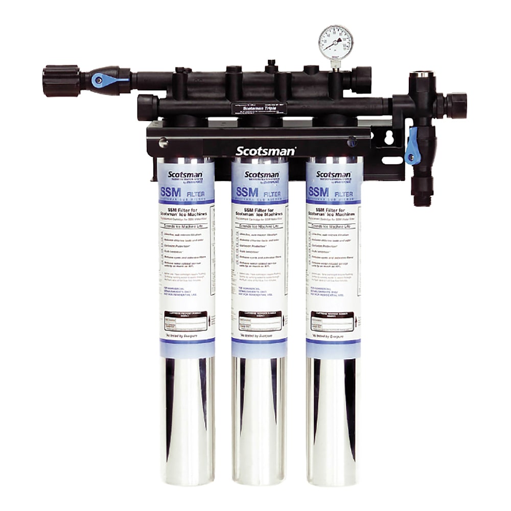 Scotsman SSM3-P Triple Primary Water Filter Cartridge Assembly, Tank