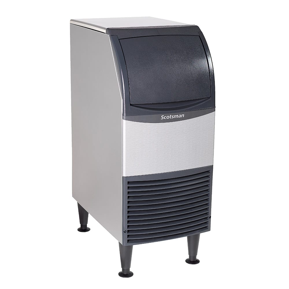 Scotsman UF1415AX-1 15"W Flake Undercounter Ice Machine - 142 lbs/day, Air Cooled, Gravity Drain, 115v
