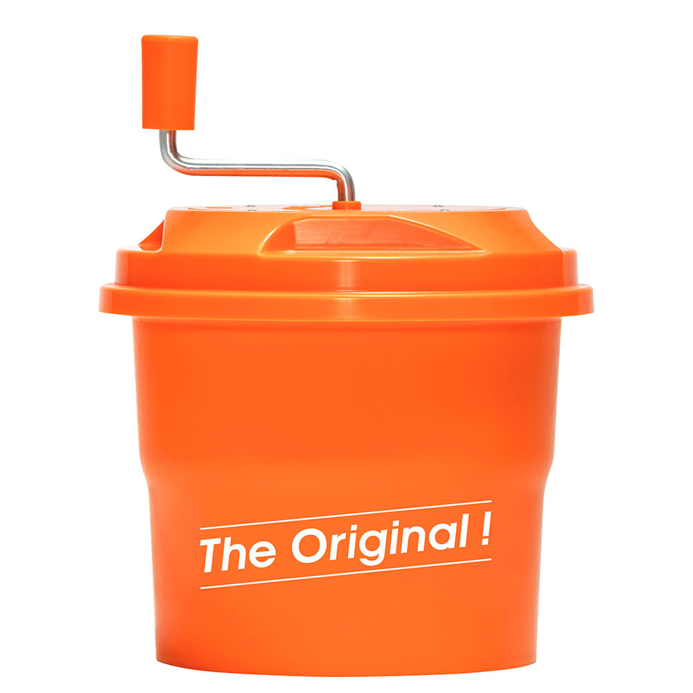 Dynamic E007 SDMINISC SD MINI Manual Salad Spinner - 1 1/4 gal Capacity, Dries 2 Heads of Lettuce