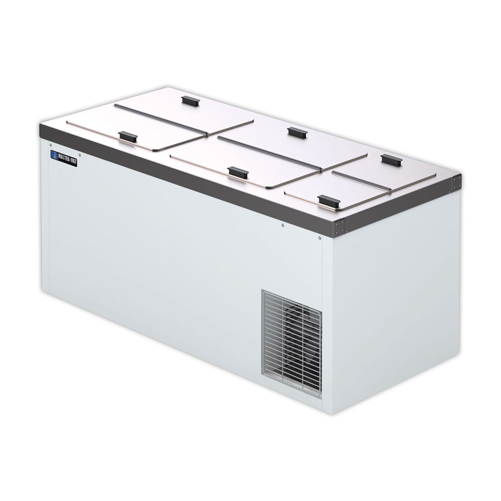 Master-Bilt DC-10D 66 5/8" Stand Alone Ice Cream Dipping Cabinet w/ 25 Tub Capacity - White, 115v