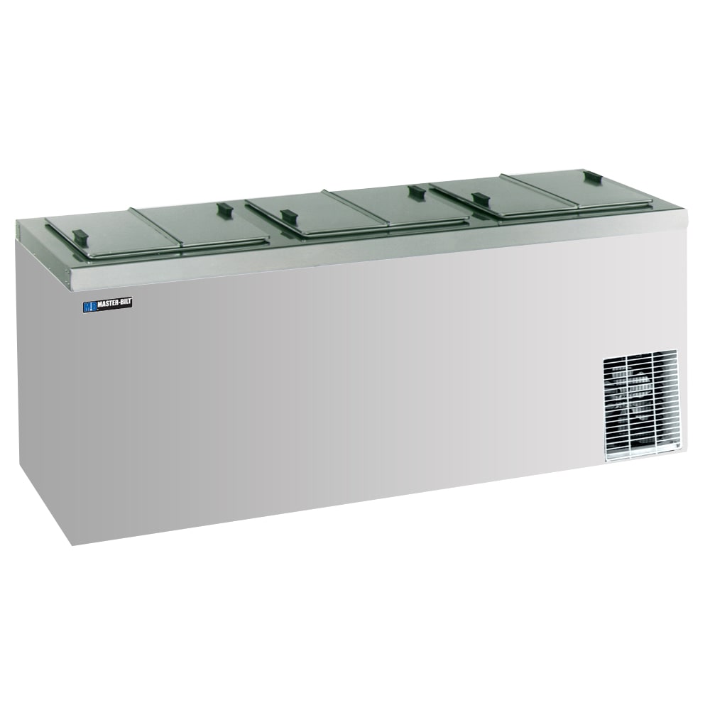 Master-Bilt DC-10DSE 66 5/8" Stand Alone Ice Cream Dipping Cabinet w/ 25 Tub Capacity - Stainless, 115v