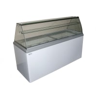 Master-Bilt DC-12D 84 5/8" Stand Alone Ice Cream Dipping Cabinet w/ 33 Tub Capacity - White, 115v thumbnail 2