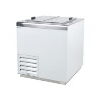 Master-Bilt DC-4D 30 5/8" Stand Alone Ice Cream Dipping Cabinet w/ 7 Tub Capacity - White, 115v thumbnail 2