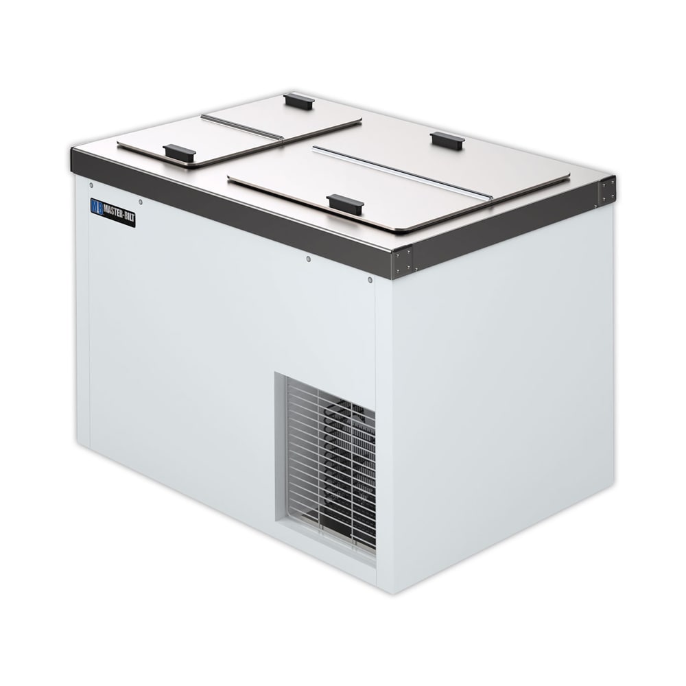 Master-Bilt DC-6D 43" Stand Alone Ice Cream Dipping Cabinet w/ 13 Tub Capacity - White, 115v