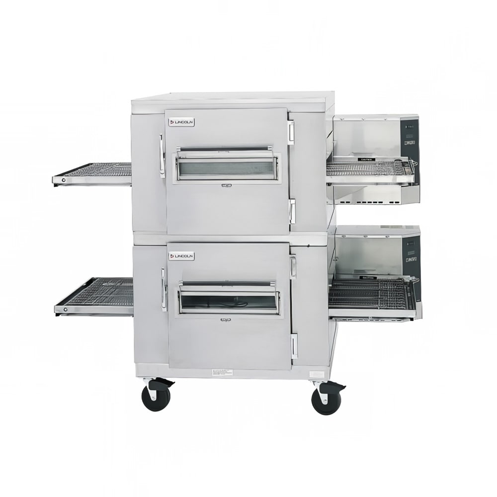 Lincoln 1400-2E 73" Electric Double Impinger Conveyor Oven - 208v/3ph
