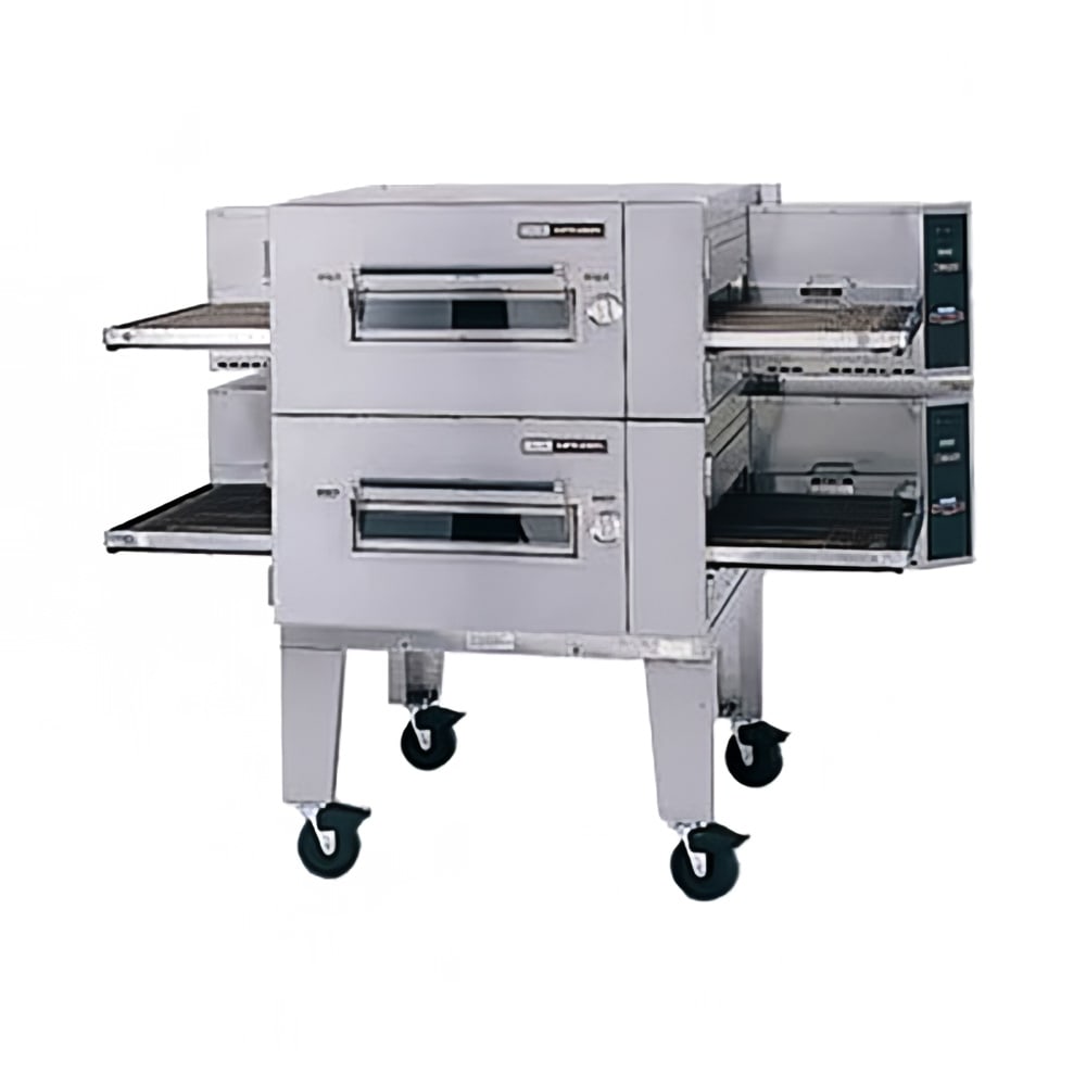 Lincoln 1600-2E 73" Electric Low Profile Double Impinger Conveyor Oven - 240v/3ph