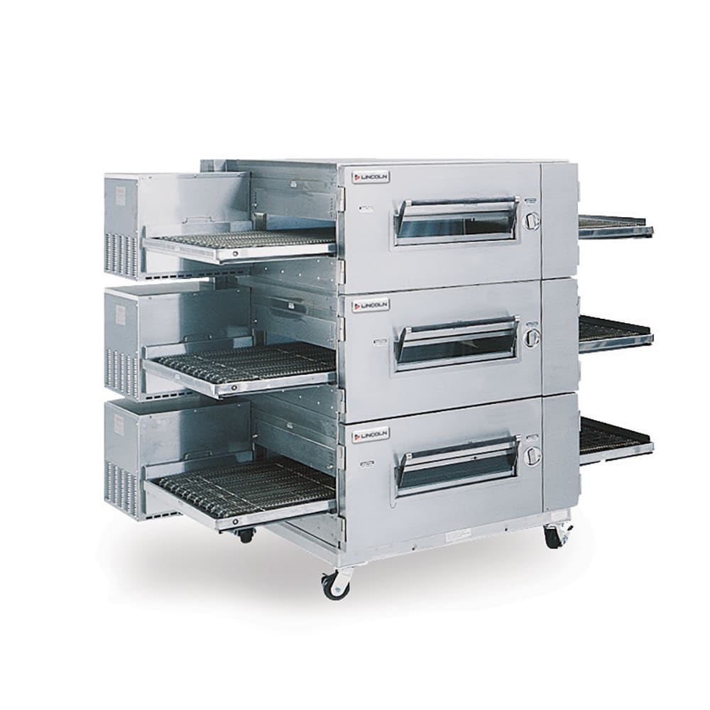 Lincoln 1600-3E 73" Electric Low Profile Triple Impinger Conveyor Oven - 240v/3ph