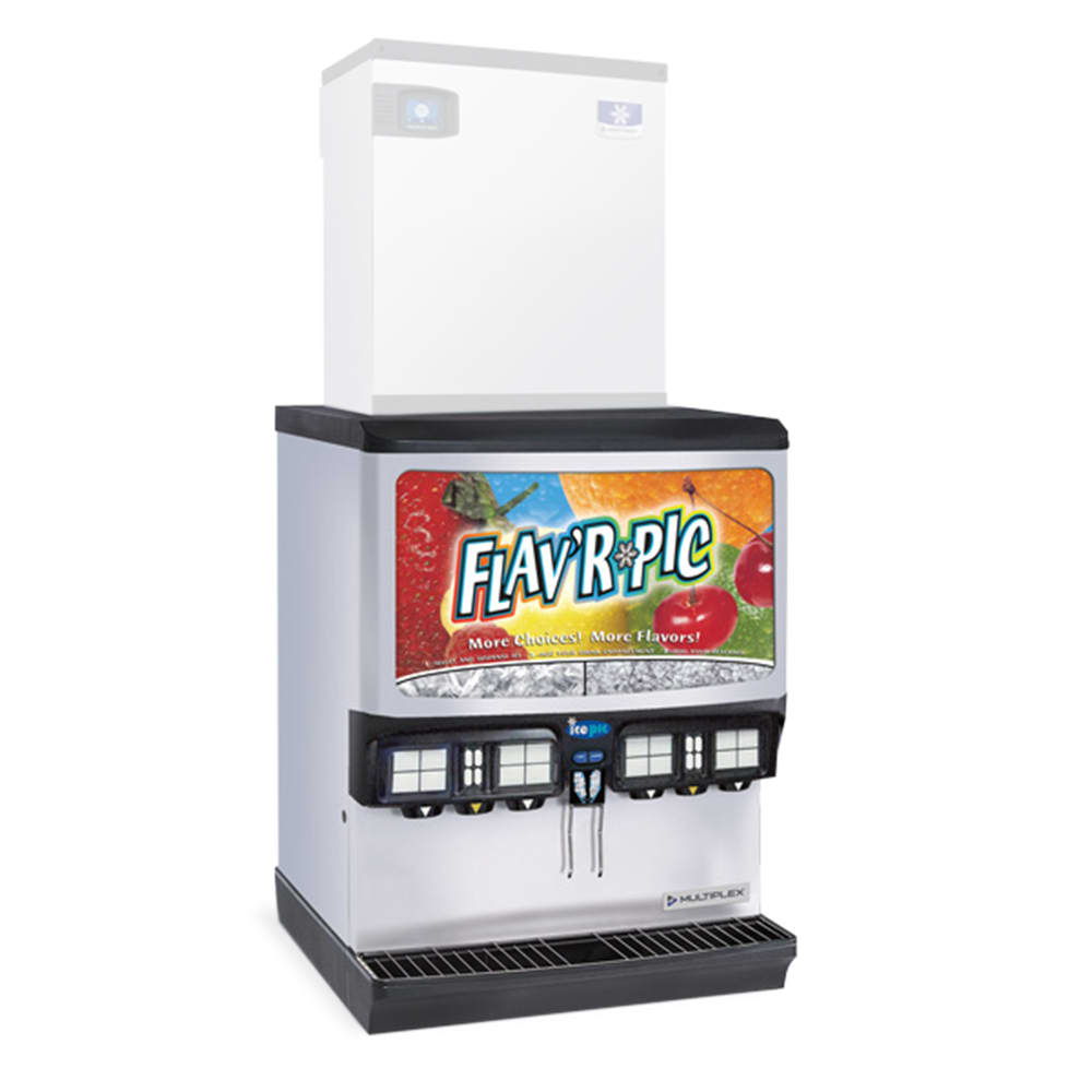 Multiplex Countertop Ice & Soft Drink Dispenser w/ 16 Valves - 250 lb Ice Capacity, 120v (2705663)