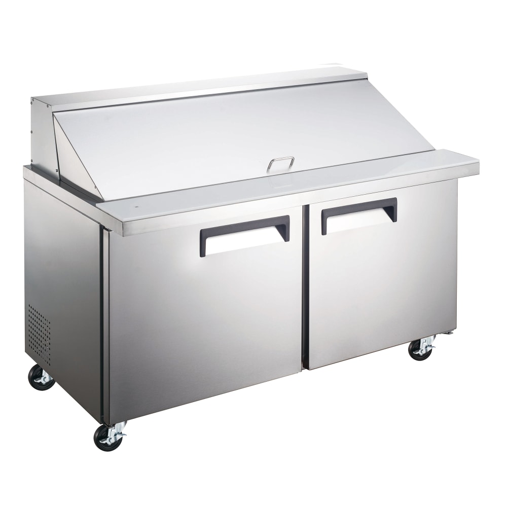 Grista GRSLM-2D/60 60" Mega Top Sandwich/Salad Prep Table w/ Refrigerated Base, 115v