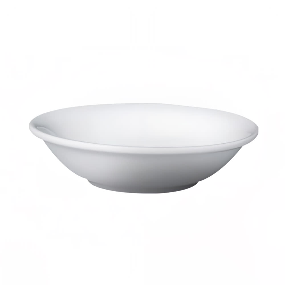 Cameo China 4 1/2 oz Imperial Sauce Dish - Ceramic, White (210-42A)