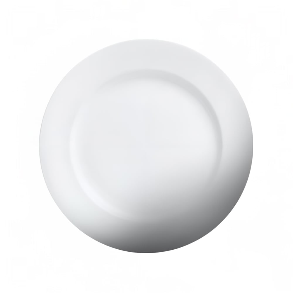 Cameo China 8 1/4" Round Imperial Medium Rim Plate - Ceramic, White (210-81)