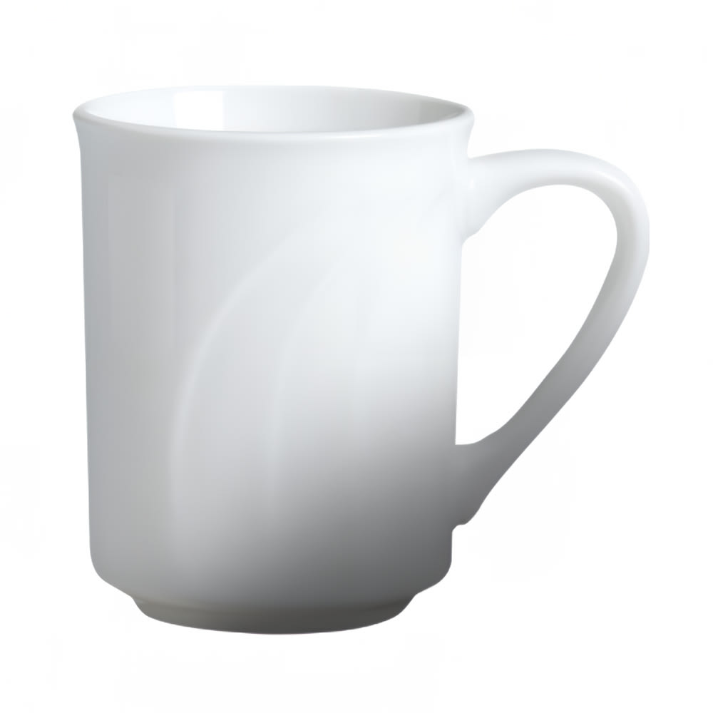 Cameo China 12 oz Bostonian Mug - Ceramic, White (301-79)