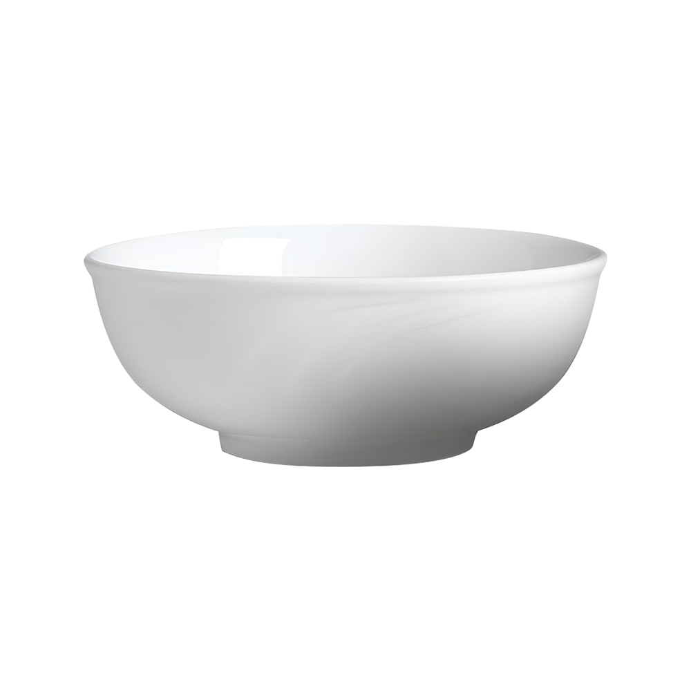 Cameo China 52 oz Round Bostonian Embossed Soup Bowl - Ceramic, White (301-84)