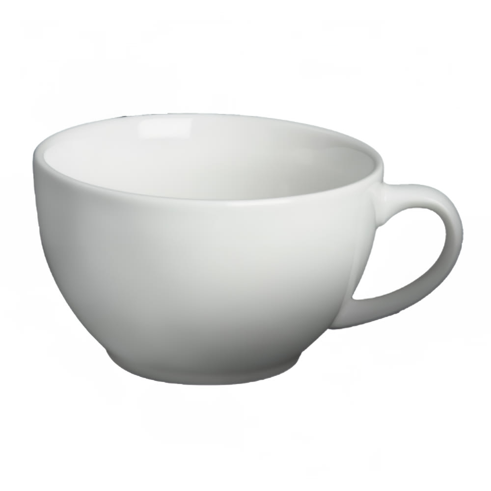 Cameo China 12 oz Dynasty Cappuccino Cup - Ceramic, White (610-4077C)