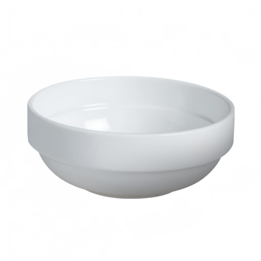 Cameo China 6 oz Round Dynasty Stackable Soup Bowl - Ceramic, White (610-79)