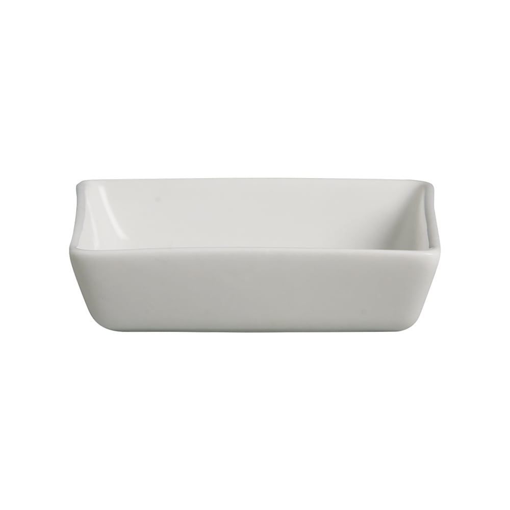Cameo China 2 oz Square Bowl - Ceramic, White (710-875)
